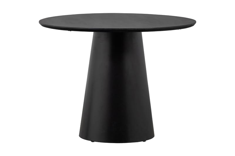 Spisebord Kyuv 102 cm Rundt - Svart - Spisebord & kjøkkenbord