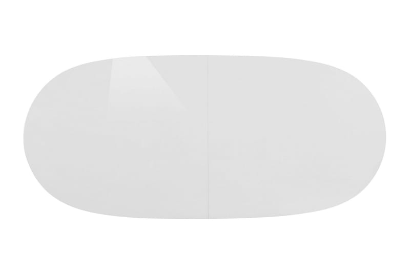 Spisebord Lannion Ovalt 200 cm - Hvit - Spisebord & kjøkkenbord