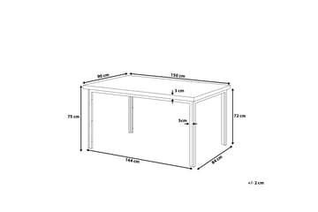 Spisebord Laredo 150 cm - Svart - Møbler - Bord - Spisebord & kjøkkenbord