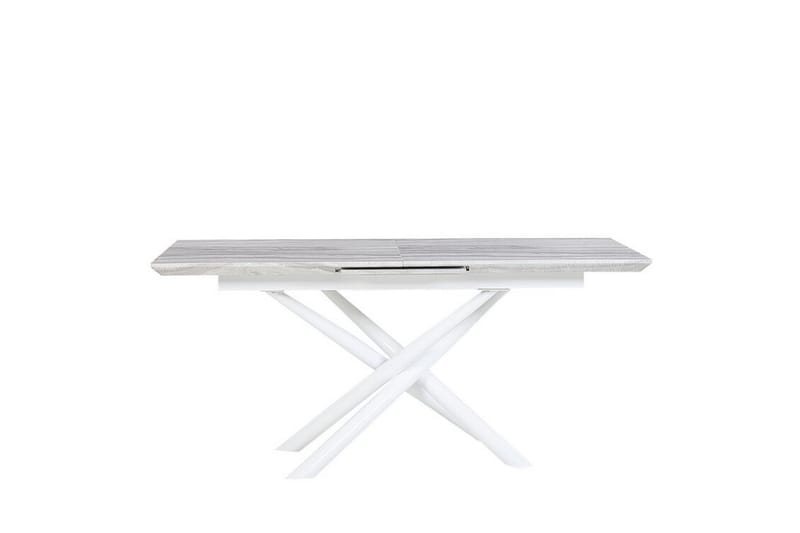 Spisebord Layrac 200 cm Sammenleggbart - Hvit - Sammenleggbart bord - Spisebord & kjøkkenbord