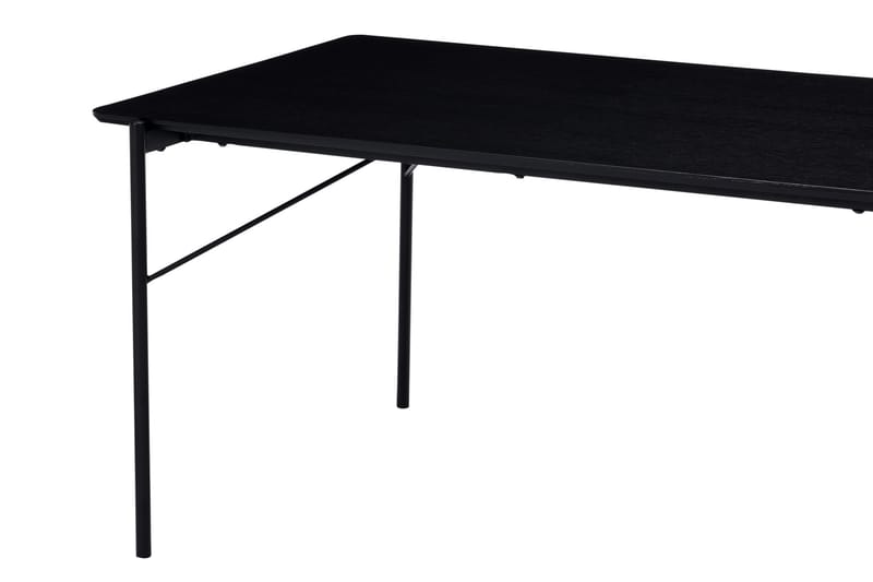 Spisebord Leeling 200 cm - Svart - Spisebord & kjøkkenbord
