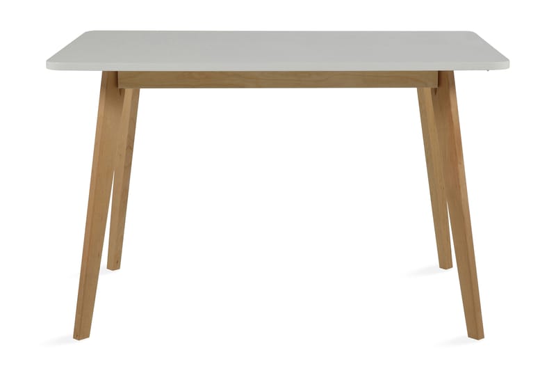Spisebord Leila 120 cm - Hvit|Bjørk - Spisebord & kjøkkenbord