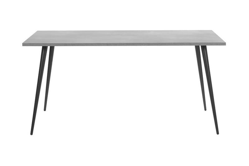 Spisebord Lolenco 160 cm - Grå/Svart - Spisebord & kj�økkenbord