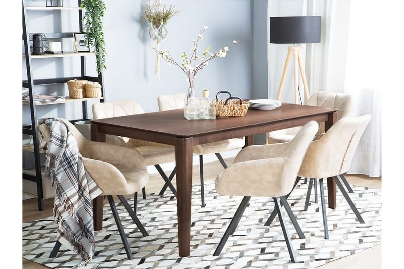 Spisebord Lottie 160 cm - Tre | Natur - Møbler - Bord - Spisebord & kjøkkenbord