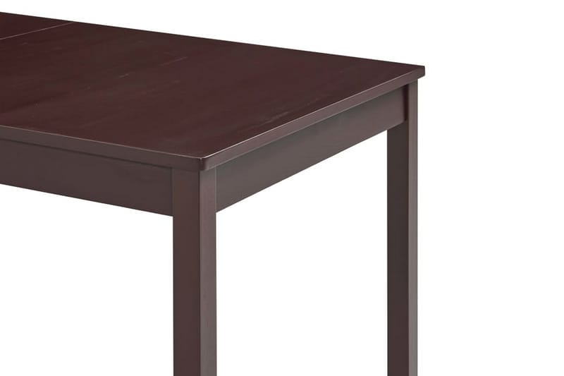 Spisebord mørkebrun 140x70x73 cm furu - Brun - Spisebord & kjøkkenbord