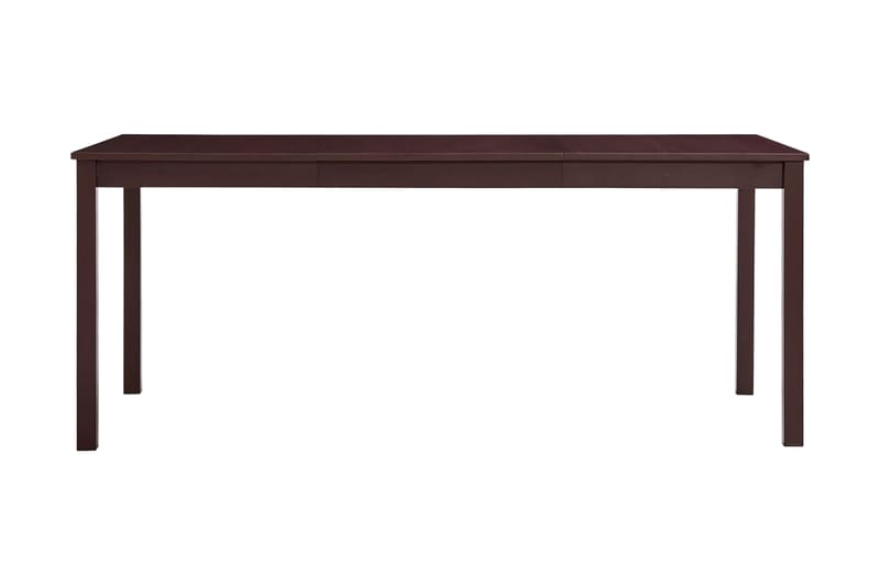 Spisebord mørkebrun 180x90x73 cm furu - Brun - Spisebord & kjøkkenbord