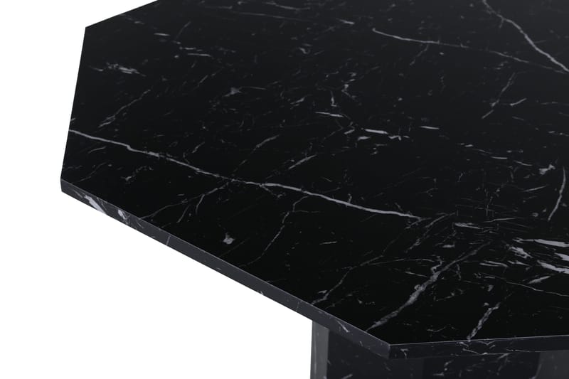 Spisebord Marai 110 cm Rundt Svart - Spisebord & kjøkkenbord