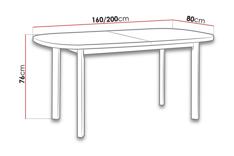 Spisebord Matley - Tre/natur - Spisebord & kjøkkenbord