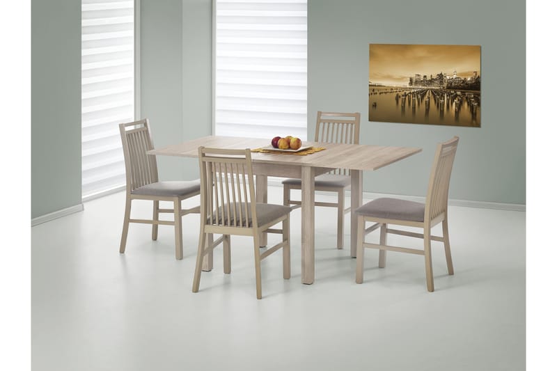 Spisebord Melida Forlengningsbart  80 cm - Eik - Spisebord & kjøkkenbord