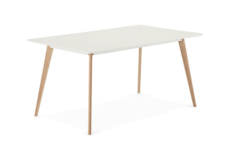 Spisebord Minerva 160 cm - Hvit - Spisebord & kjøkkenbord