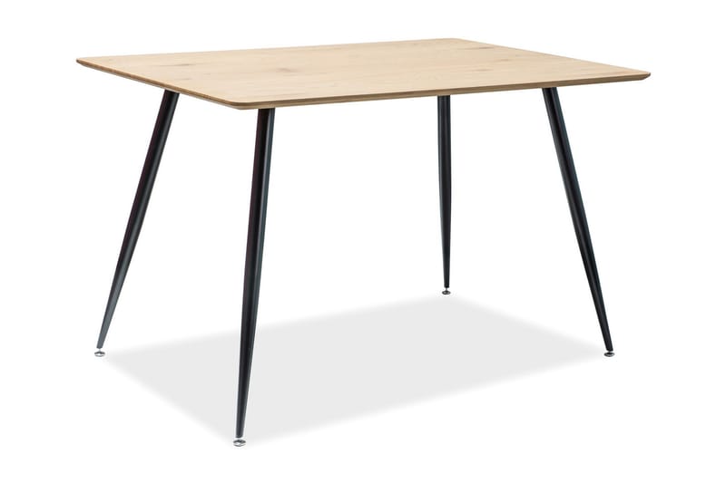 Spisebord Moydans 120 cm - Natur/Svart - Spisebord & kjøkkenbord
