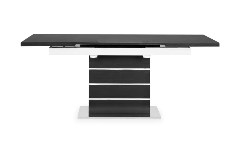 Spisebord Mueller Forlengningsbart 140 cm - Svart|Hvit - Spisebord & kjøkkenbord