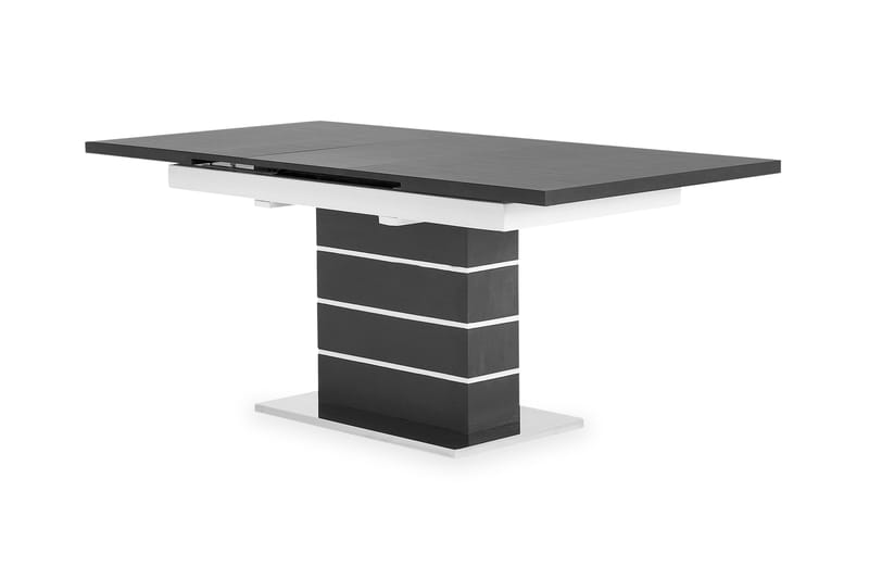 Spisebord Mueller Forlengningsbart 140 cm - Svart|Hvit - Spisebord & kjøkkenbord