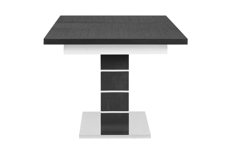 Spisebord Mueller Forlengningsbart 140 cm - Svart|Hvit - Spisebord & kjøkkenbord