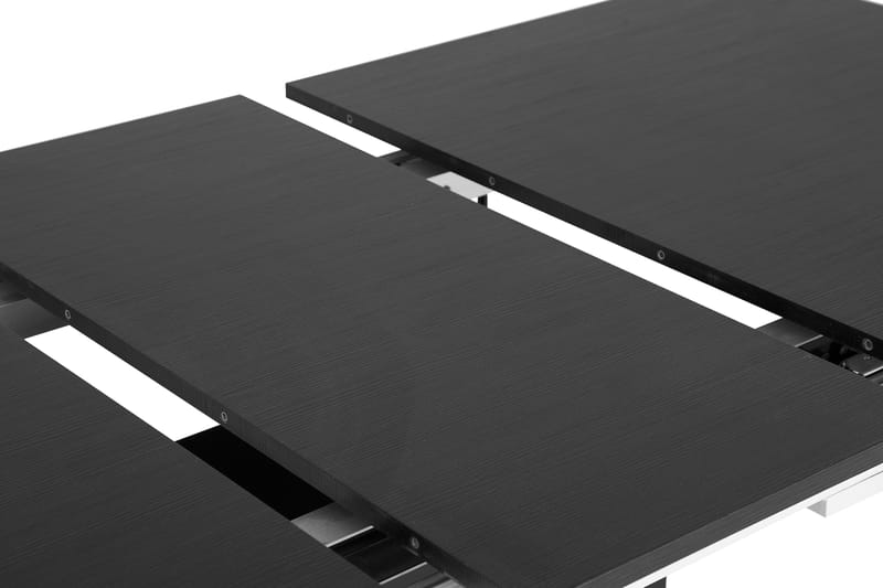 Spisebord Mueller Forlengningsbart 140 cm - Svart|Hvit - Spisebord & kjøkkenbord