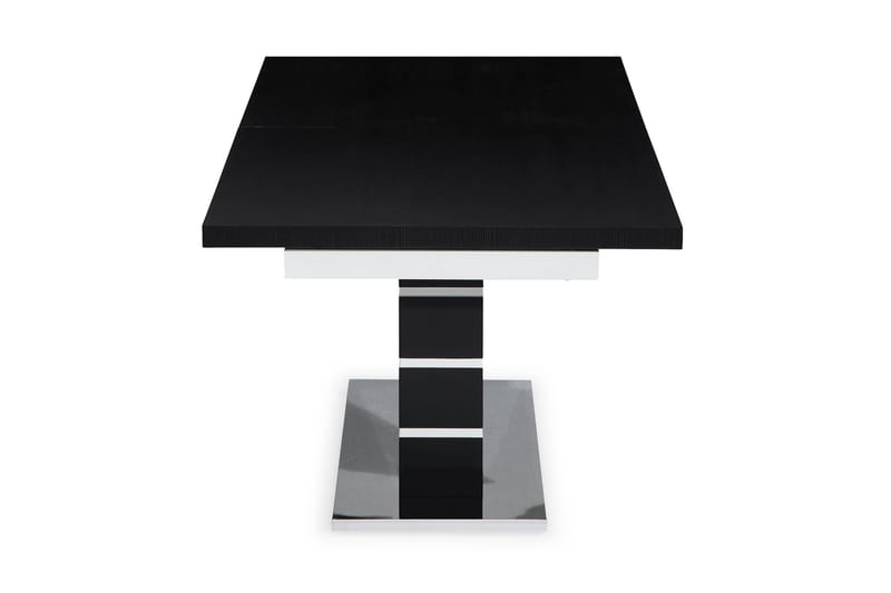 Spisebord Mueller Forlengningsbart 180 cm - Svart|Hvit - Spisebord & kjøkkenbord