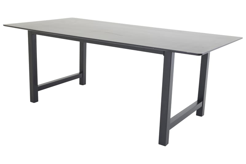 Spisebord Naomi 220x100 cm Svart - VIND - Spisebord & kjøkkenbord