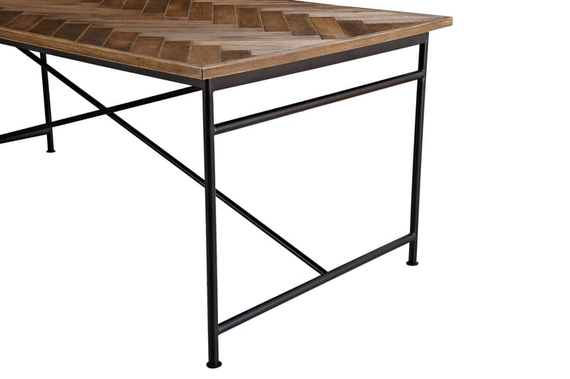 Spisebord Narses 200 cm - Svart|Brun - Spisebord & kjøkkenbord