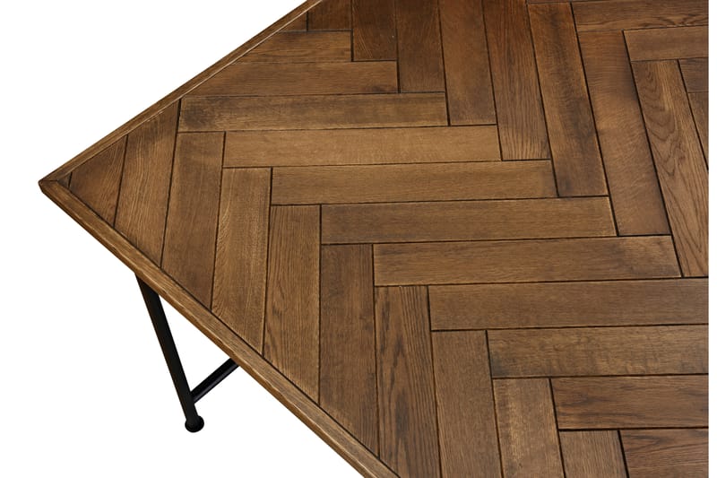 Spisebord Narses 200 cm - Svart|Brun - Spisebord & kjøkkenbord
