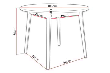 Spisebord - Natur - Møbler - Bord - Spisebord & kjøkkenbord
