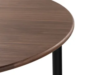 Spisebord Noira 120 cm Valnøtt Rundt - Brun - Møbler - Bord - Spisebord & kjøkkenbord