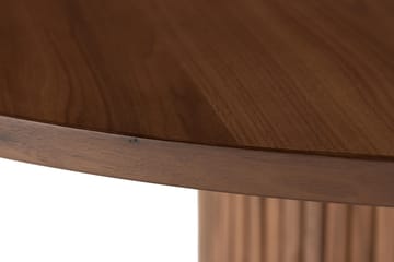 Spisebord Noira 120 cm Valnøtt Rundt - Brun - Møbler - Bord - Spisebord & kjøkkenbord