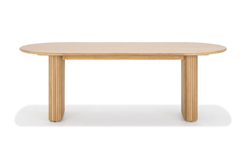 Spisebord Noira 220 cm Ovalt, Natur