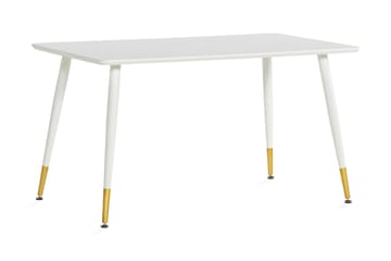 Spisebord Ochobi 140 cm - Hvit/Svart - Møbler - Bord - Spisebord & kjøkkenbord