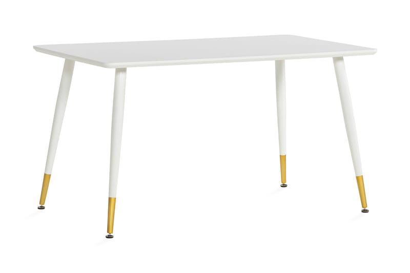 Spisebord Ochobi 140 cm - Hvit/Svart - Spisebord & kjøkkenbord