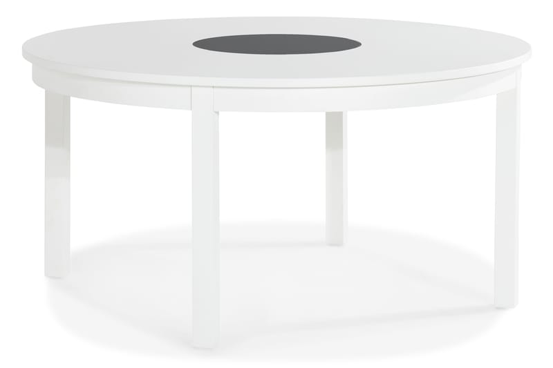 Spisebord Octavia 150 cm Rund - Hvit - Spisebord & kjøkkenbord