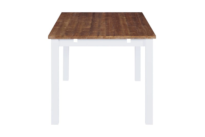 Spisebord Octavia Forlengningsbart 90 cm - Natur/Hvit - Spisebord & kjøkkenbord