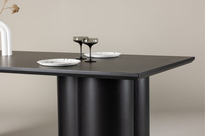 Spisebord Olivero 210x100 cm Svart - Venture Home - Spisebord & kjøkkenbord