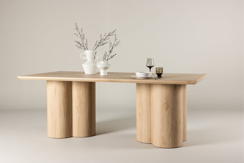 Spisebord Olivero 210x100 cm Whitewash - Venture Home - Spisebord & kjøkkenbord