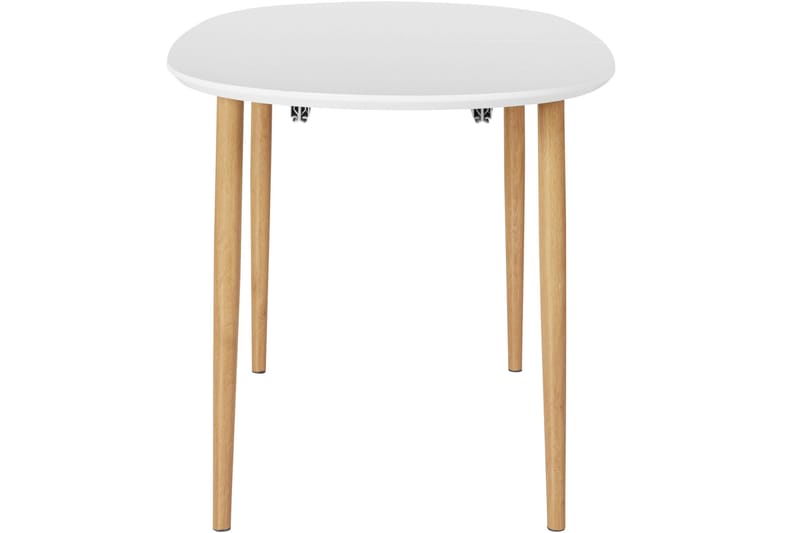 Spisebord Ortobella Ovalt 160 cm - Hvit/Natur - Spisebord & kjøkkenbord