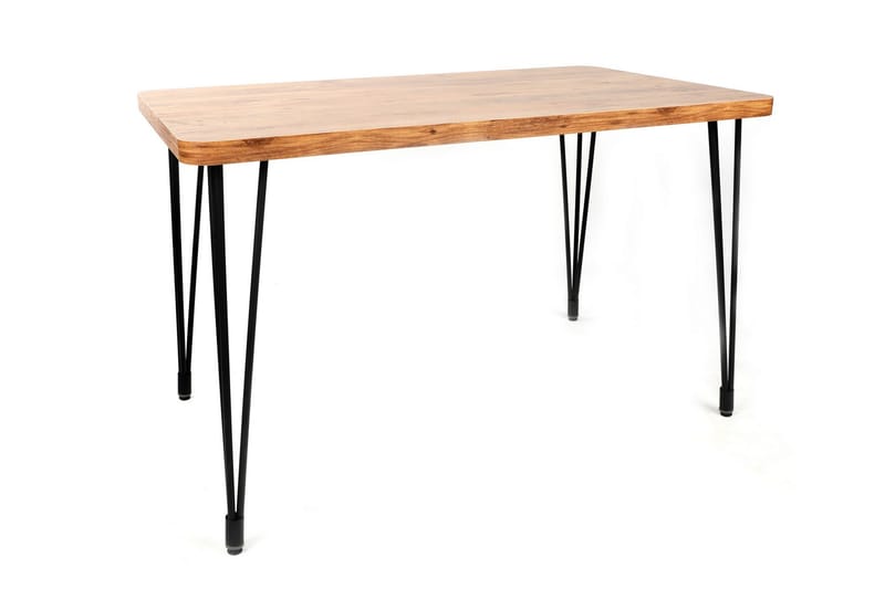 Spisebord Ramila 120 cm - Valnøtt/Svart - Spisebord & kjøkkenbord