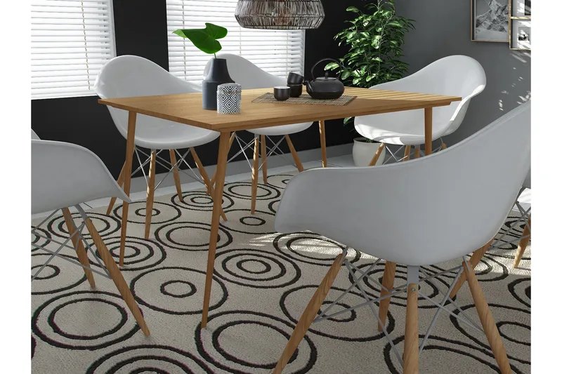 Spisebord Reddeer 120 cm - Natur - Møbler - Bord - Spisebord & kjøkkenbord