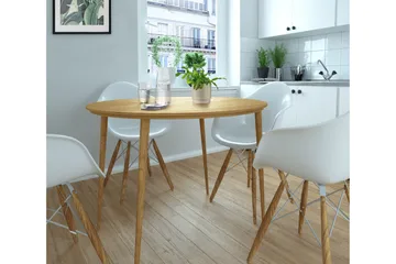 Spisebord Reddeer Rundt 100 cm - Natur - Møbler - Bord - Spisebord & kjøkkenbord