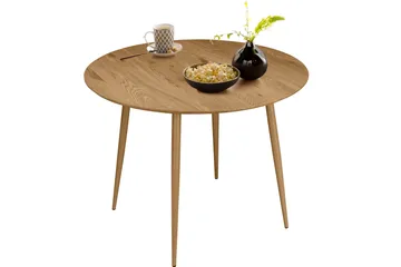 Spisebord Reddeer Rundt 100 cm - Natur - Møbler - Bord - Spisebord & kjøkkenbord