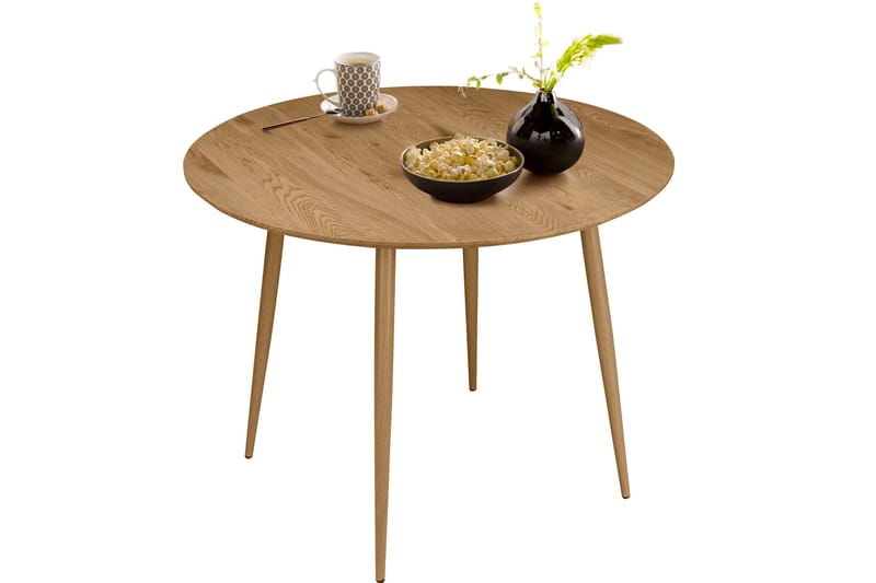 Spisebord Reddeer Rundt 100 cm - Natur - Spisebord & kjøkkenbord