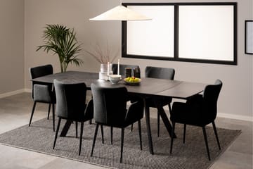 Spisebord Renuka 240x97 cm - Sort - Møbler - Bord - Spisebord & kjøkkenbord
