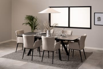 Spisebord Renuka 240x97 cm - Sort - Møbler - Bord - Spisebord & kjøkkenbord