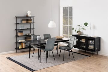 Spisebord Ricketts 200x90 cm - Sort - Møbler - Bord - Spisebord & kjøkkenbord