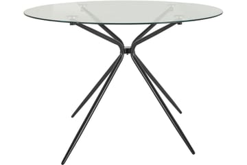 Spisebord Ruckingee Rundt 110 cm - Svart - Møbler - Bord - Spisebord & kjøkkenbord