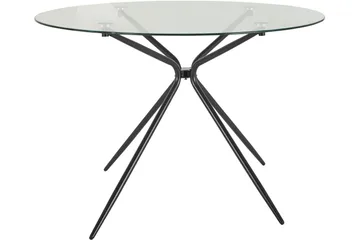 Spisebord Ruckingee Rundt 110 cm - Svart - Møbler - Bord - Spisebord & kjøkkenbord