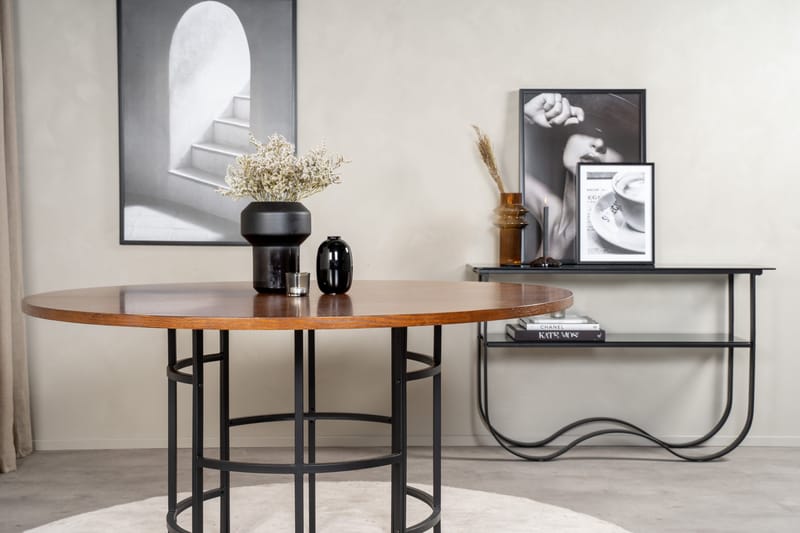 Spisebord Rundt Copenhagen 140 cm - Brun - Spisebord & kjøkkenbord