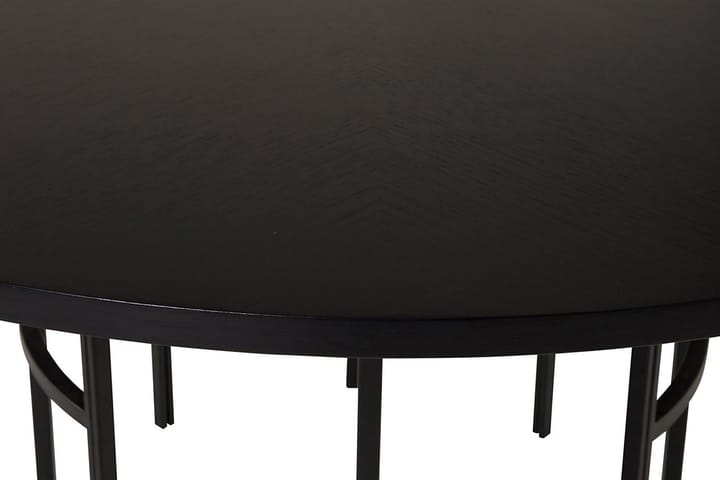 Spisebord Rundt Copenhagen 140 cm - Svart - Spisebord & kjøkkenbord
