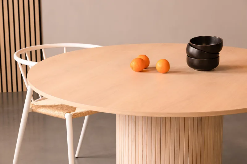 Spisebord Rundt Kopparbo 130 cm - Natur - Møbler - Bord - Spisebord & kjøkkenbord