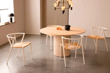Spisebord Rundt Kopparbo 130 cm - Natur - Møbler - Bord - Spisebord & kjøkkenbord
