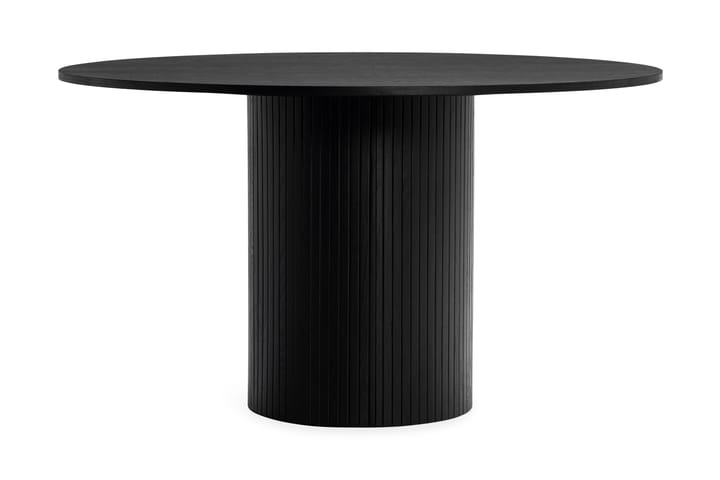 Spisebord Rundt Uppveda 130 cm - Svart - Spisebord & kjøkkenbord