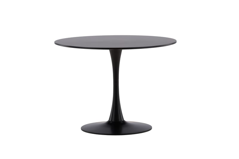 Spisebord Sadiuma 100x74 cm Rundt - Svart - Spisebord & kjøkkenbord